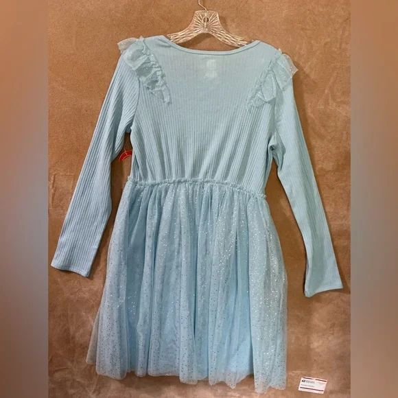 Wonder Nation Light Blue Sparkle Dress - Picture 4 of 9